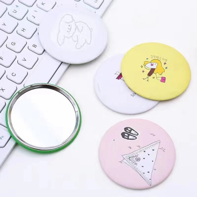 Product image KAHASIL - Kaca Cermin Bulat Mini Kecil Make Up Travelling Motif KMJ080 all variant all variant